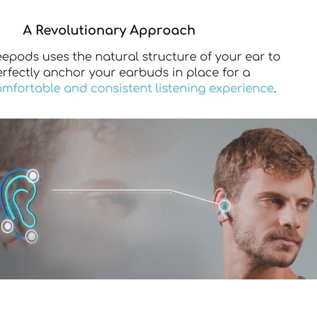 INFY - Earphone Headset Safety Band Clamps Silicone Loss Drop Artefact Bluetooth Keepods R360