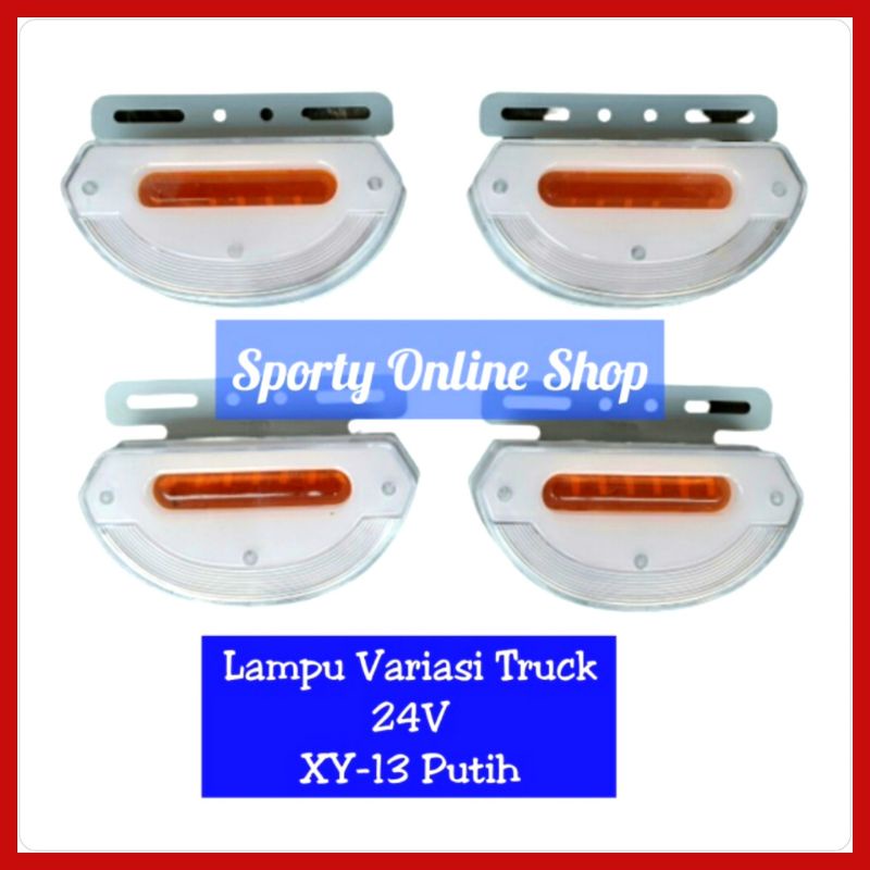 Lampu Variasi Bak Truck 24 Volt XY-13 Isi 4pc