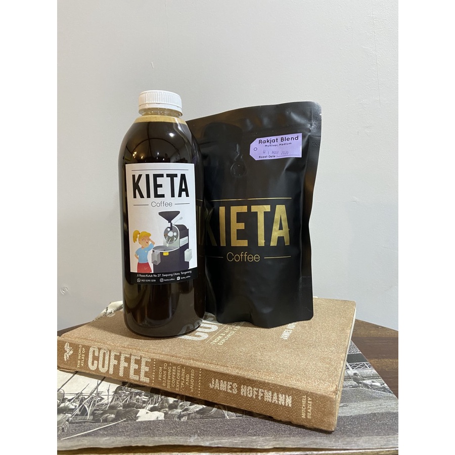 Espresso cair 1 liter kieta coffee / konsentrat kopi tinggal tuang - Rakjat Blend