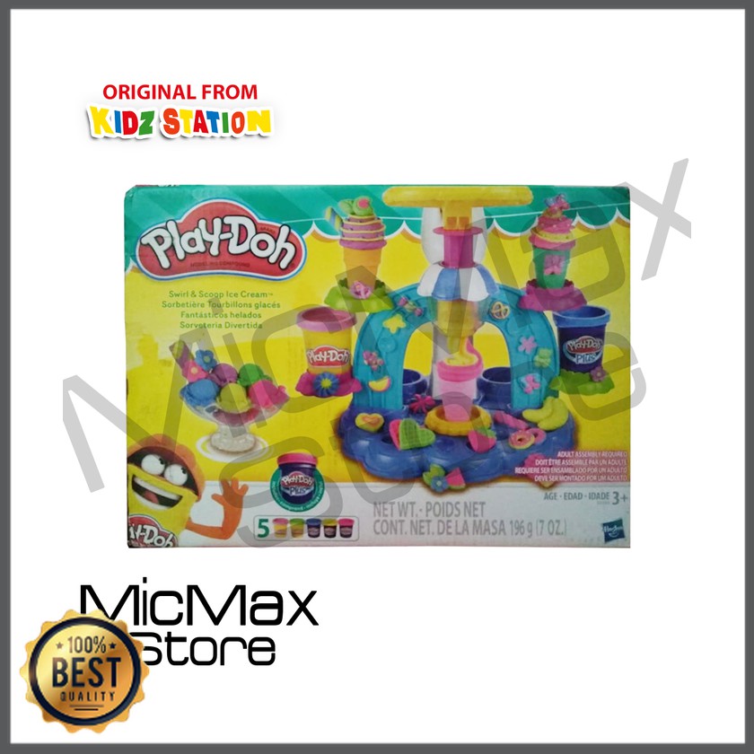 play doh swirl and scoop ice cream