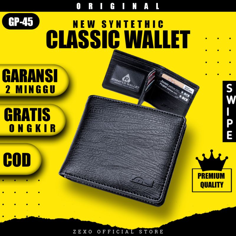 ZEXO Dompet Wallet Besar Pria Cowok Anak Muda Slot Kartu Banyak Ruang Keren Branded Original Terbaru
