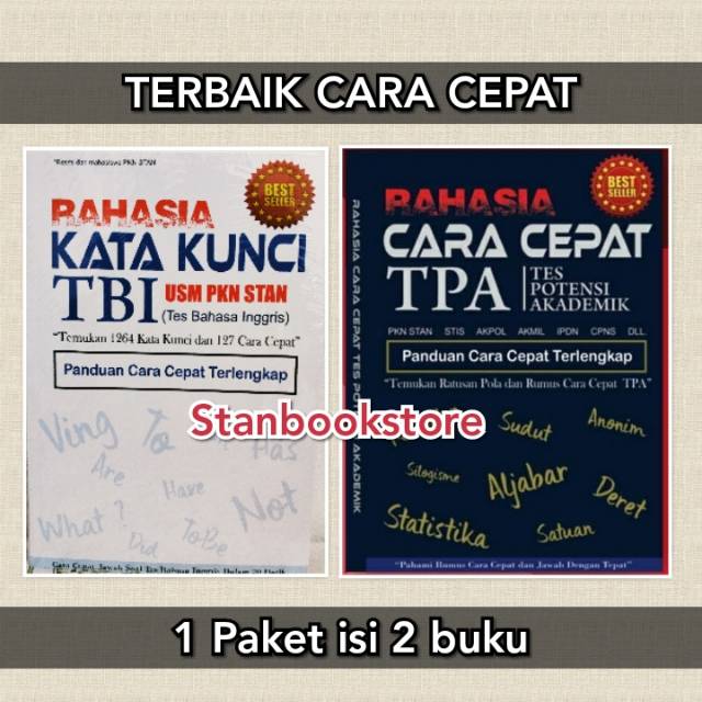 Paket Buku Stan Usm Pkn Stan Kata Kunci Tbi Cara Cepat Tpa Rkk Rcc Terbaik Shopee Indonesia