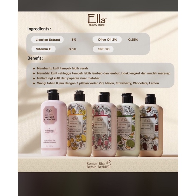 Handbody ella skincare white SPF 20