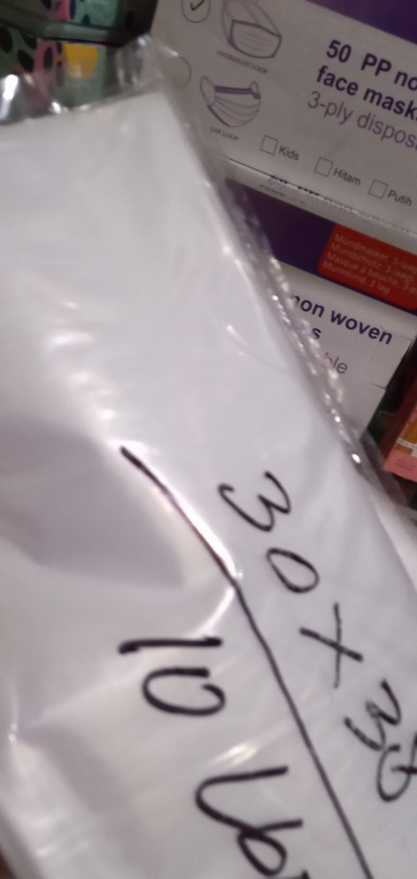 Plastik Cover Dress Gaun Gamis Uk.60x185 - Plastic Laundry Loundry  Londry Long Dress