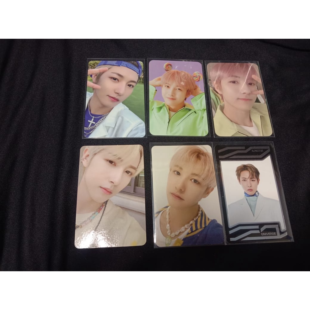 Photocard atau PC Renjun MD Baloon, Renjun photopack (Set), Renjun Chilling, Renjun Departure, Renju