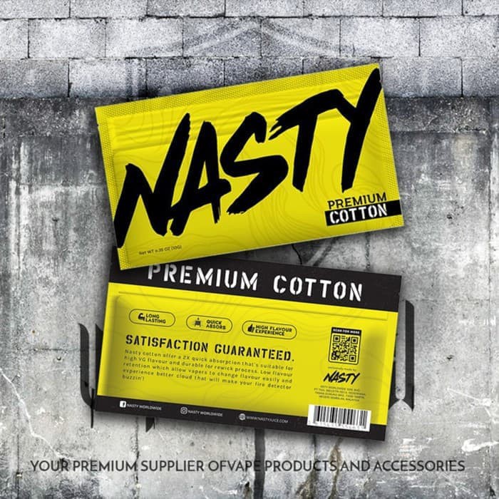 Kapas NASTY Cotton Vapor Vape - Nasty Premium Cotton