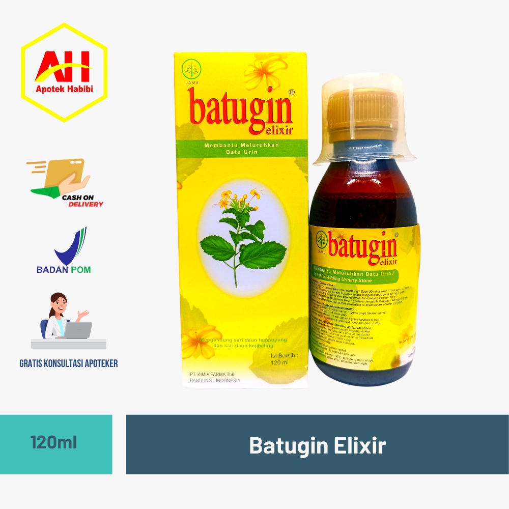 Jual Batugin Batungin Eliksir Elixir 120 Ml Dan 300 Ml Melancarkan