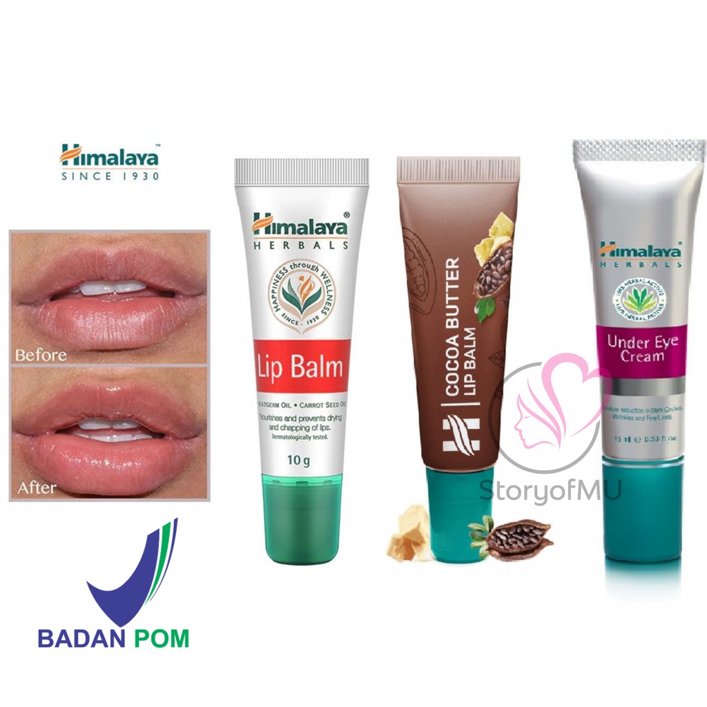 Jual HIMALAYA Lip Balm 10g / Under Eye Cream 15mL / Ultra Moist Cocoa