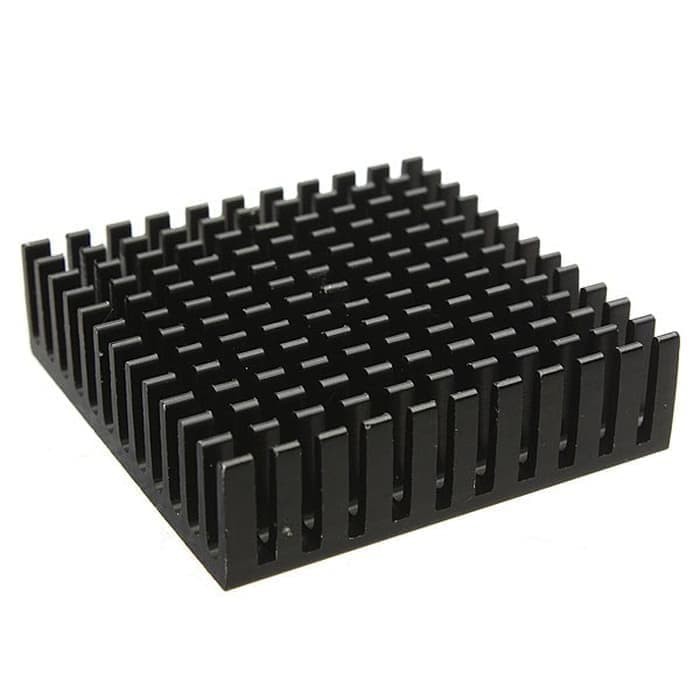 Aluminium Heat Sink 40 x 40 x 11mm Heatsink Pendingin cocok ke Peltier