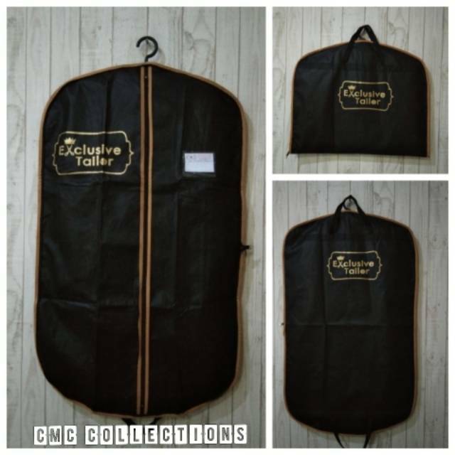 Cover jas pria / sarung jas pria / suit cover / cover gantungan baju jas / pelindung baju jas