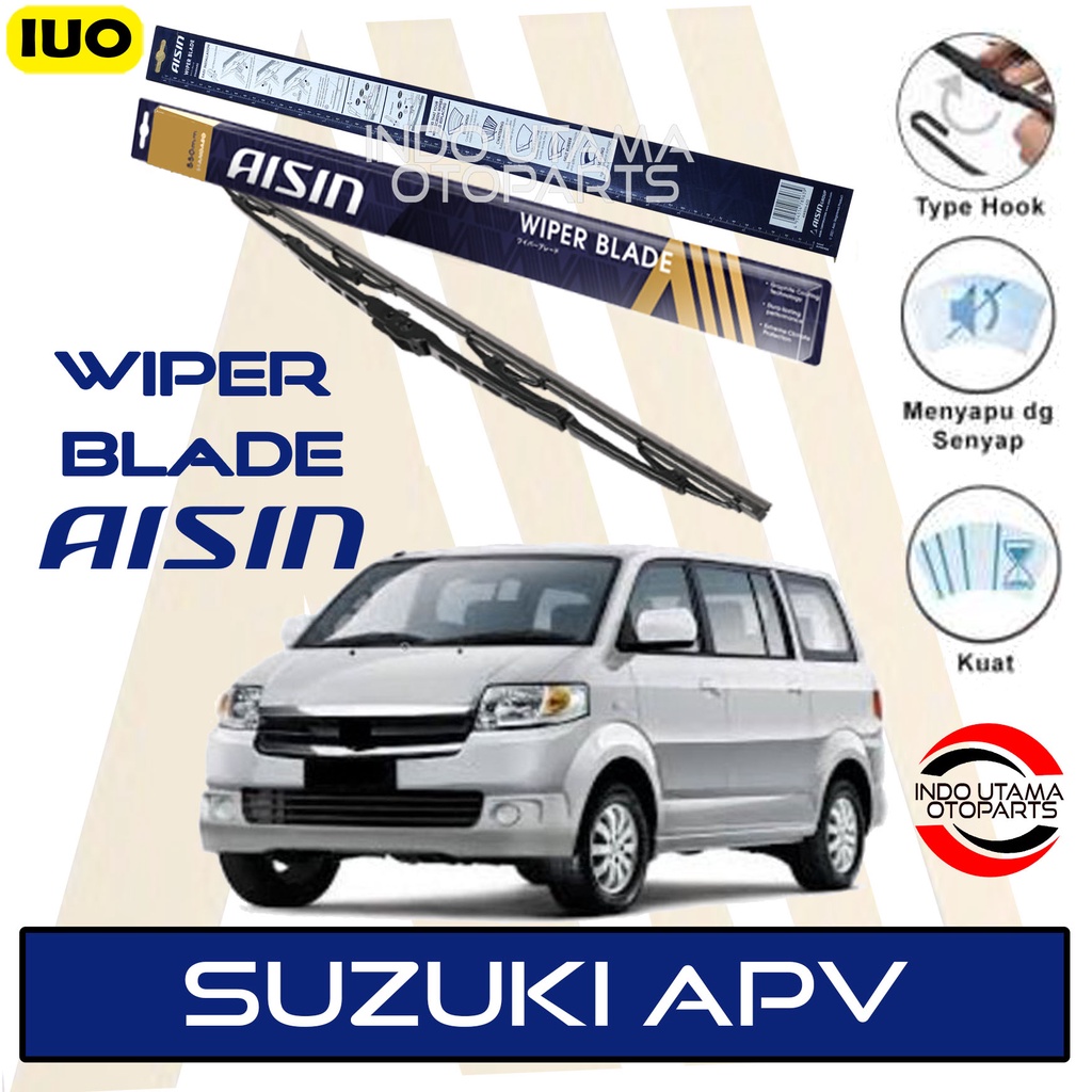 Wiper Mobil Suzuki APV AISIN Sepasang 16-16&quot; ORIGINAL