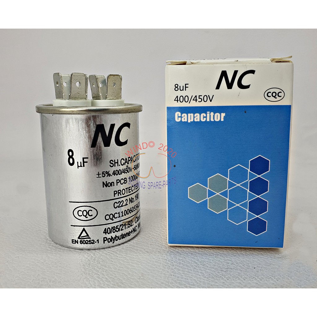 KAPASITOR NC | RUNNING CAPACITOR | KAPASITOR STARTING 2 KAKI | ALCO AC