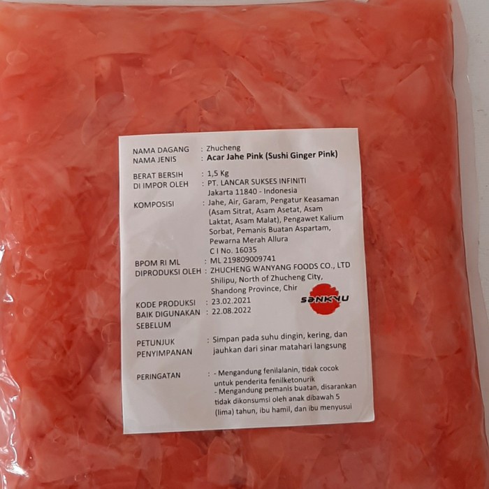

Gg1Hh Sushi Gari Pink / Acar Jahe - 250G s1Gkk