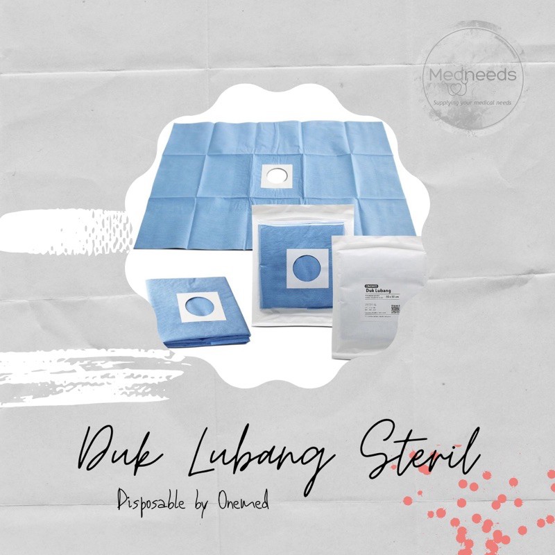 Duk Lubang Steril Onemed (Disposable)