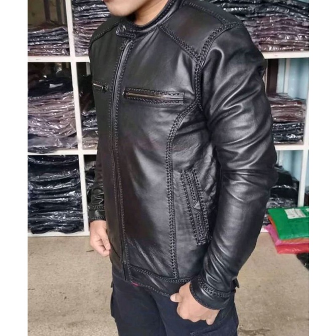 Jaket kulit asli garut jaket kulit jaket kulit pria 100% ORI Jaket Kulit Pria Jaket Kulit Asli