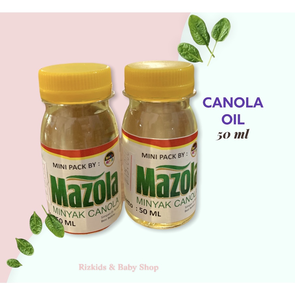 

MAZOLA CANOLA OIL - MINYAK KANOLA 50ML