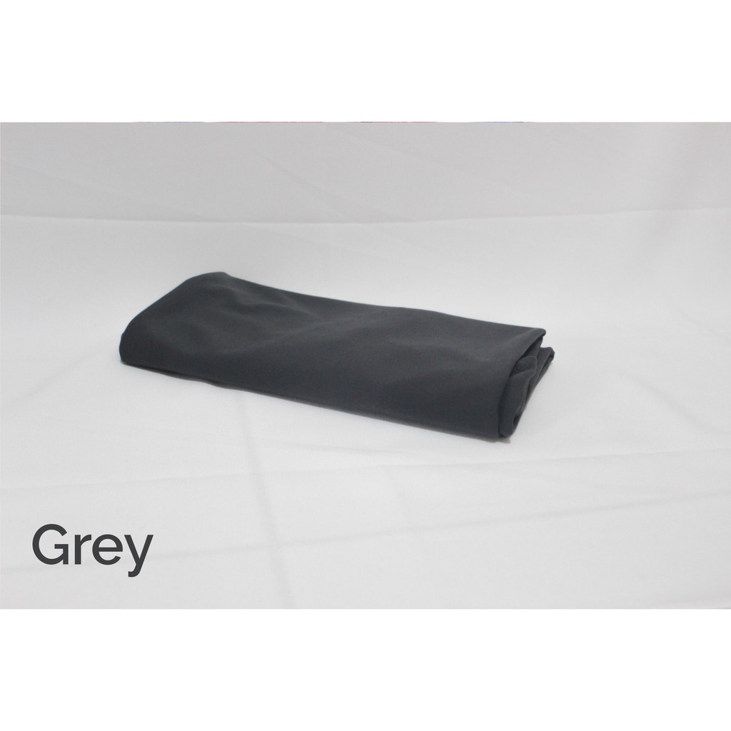 Hijab Sport Kerudung Olahraga Volly Sehari-hari Bahan Jersey-Grey