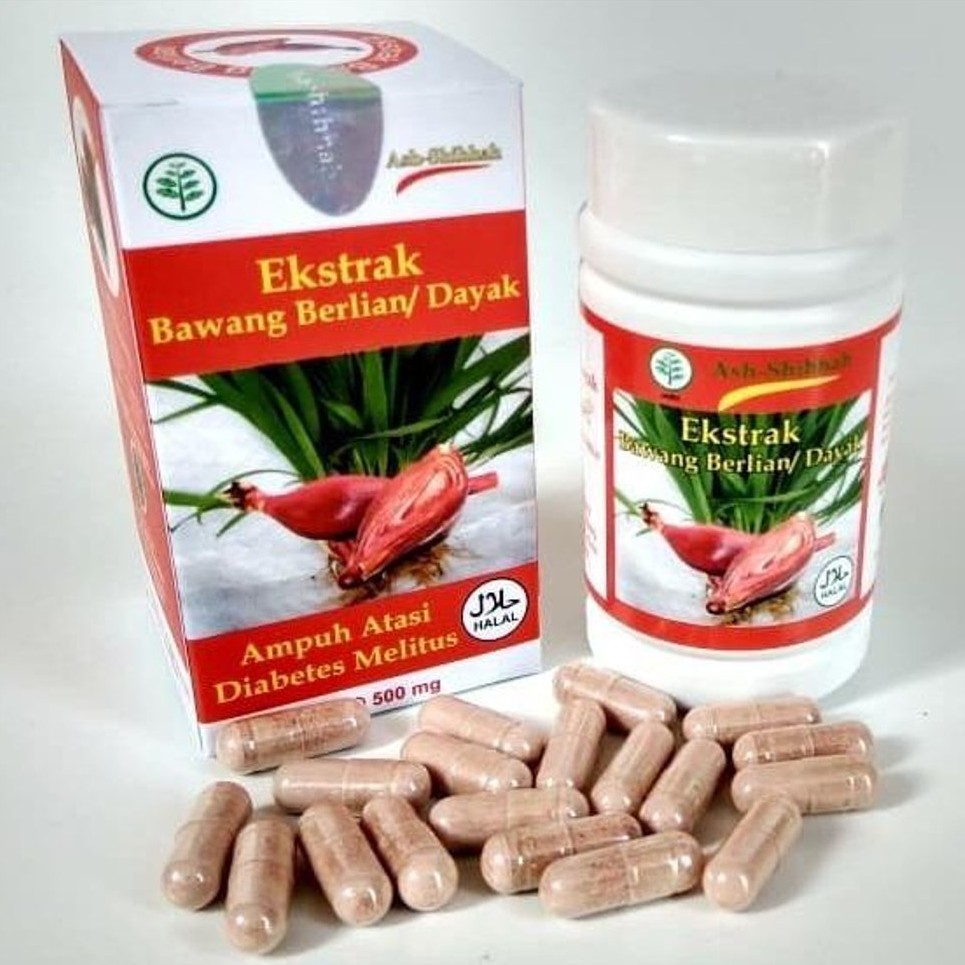 Kapsul Ekstrak Bawang Berlian Dayak Ash Shihhah Diabetes Stroke Hipertensi Dll Shopee Indonesia