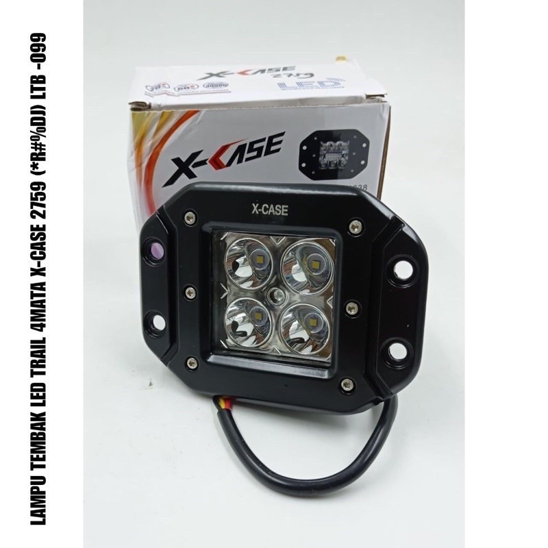 lampu tembak led cwl 4LED buat crf150 klx ktm trail-lampu reflektor crf 150 klx 6 mata