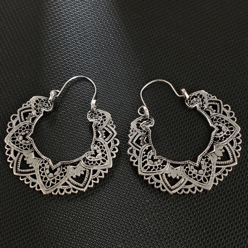 Anting Hoop 925 Silver Gaya Elegan Untuk Wanita