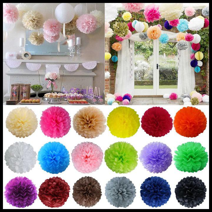 

TISSUE POMPOM / KERTAS POMPOM 20CM