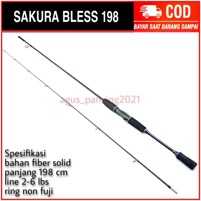 Joran UL Ultralight Ajiro Sakura Bless 198cm