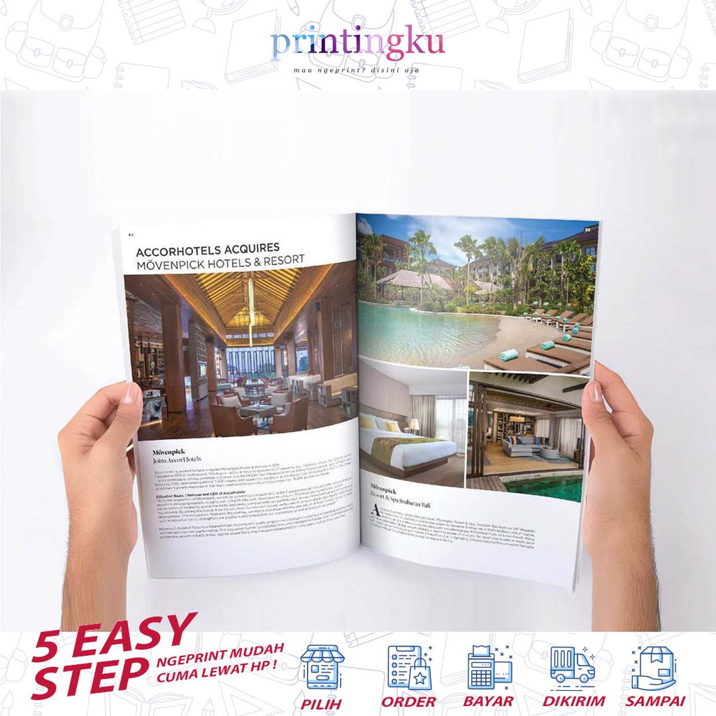 

CETAK BUKU KATALOG A4 - ISI AP 150 GR - COVER AC 260 GR / AP 150 GR MINIMAL 5 PCS