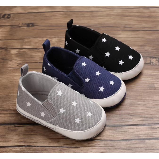 HappyOliver D06 LITTLE STARS Sepatu prewalker bayi dan anak perempuan