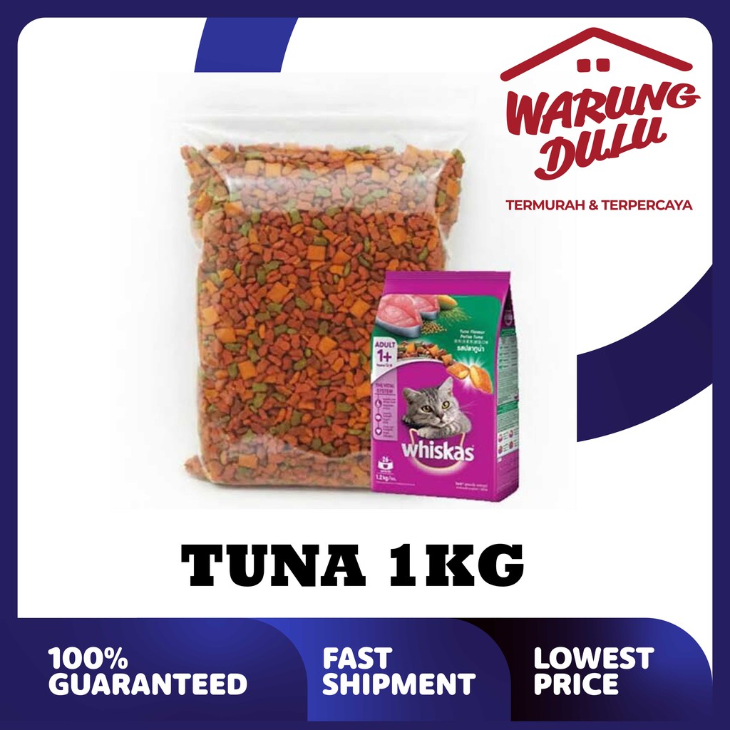 MAKANAN KUCING WHISKAS TUNA 1KG