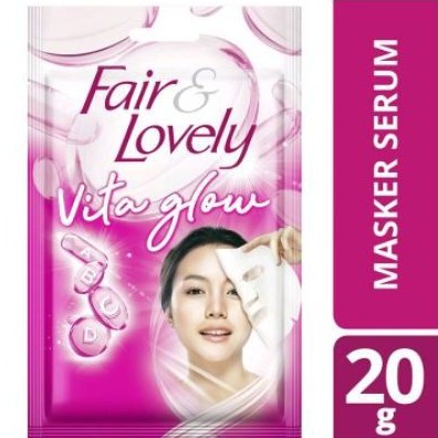 Glow &amp; Lovely Multivitamin Serum Sheet Mask Masker 20g