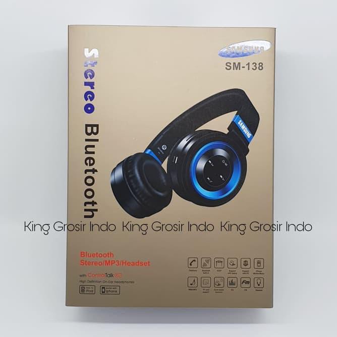 Headset Headphone Bluetooth Samsung SM-138 Wireless Bluetooth Samsung