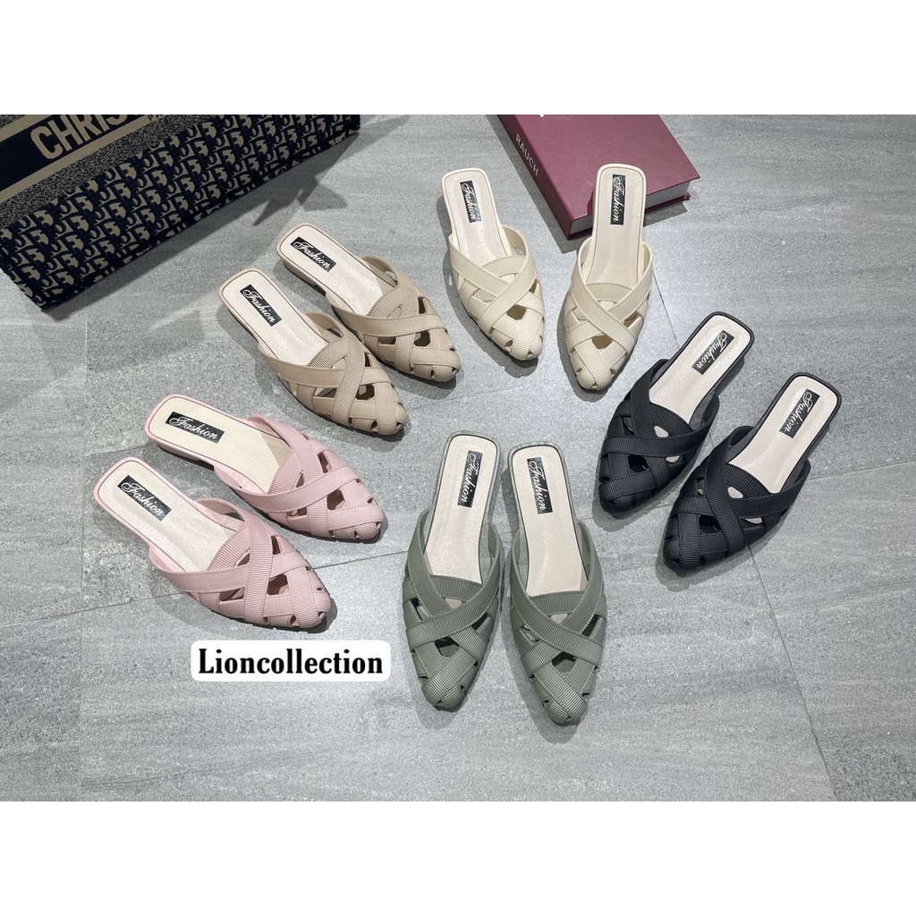 NEW Sandal Flat Jelly ADELLA import / Sandal Karet