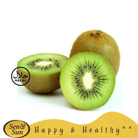 

Sen&Sun Kiwi Hijau Zespri 1 Pack (isi 6 buah)