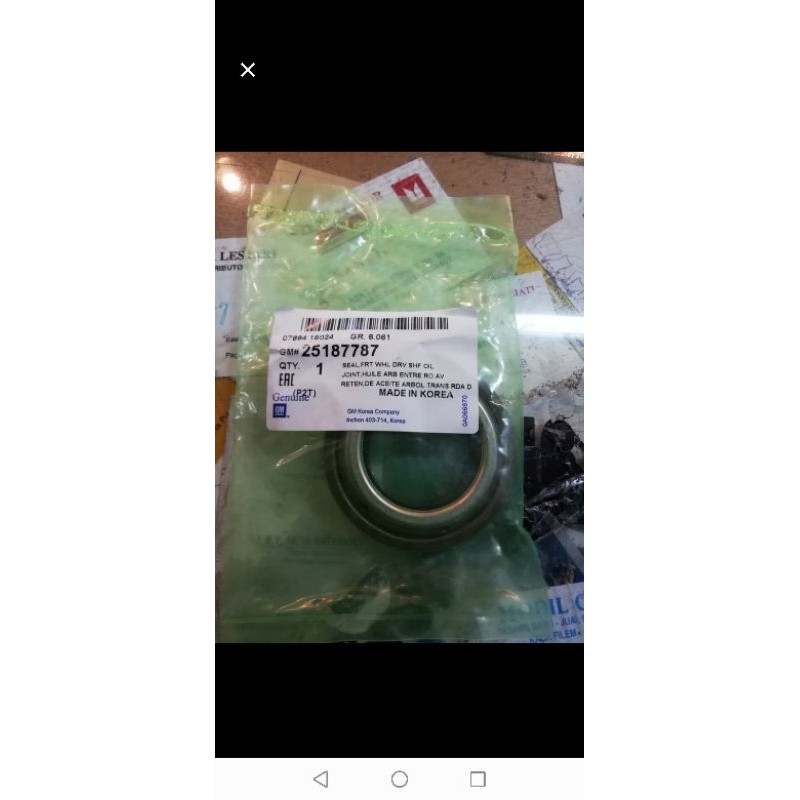 seal as roda kokel transmisi chevrolet aveo kalos lova captiva