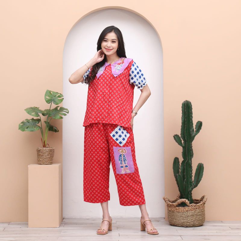 SETELAN LENGAN PENDEK MBOK JAMU