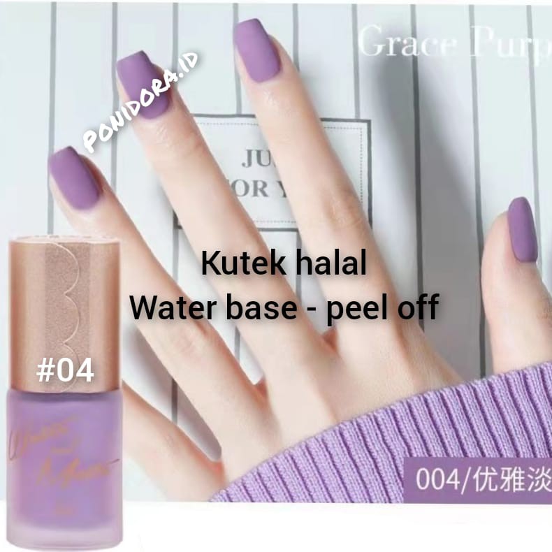 KUTEK HALAL WATER BASE KUTEK PEEL OFF KUTEK SATIN WATER AND MATTE