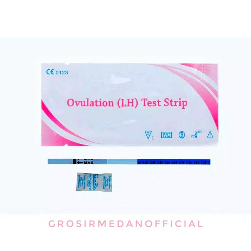 TEST OVULASI MASA SUBUR - OVULATION TEST LH TEST STRIP PENDETEKSI MASA SUBUR COCOK UNTUK PROMIL