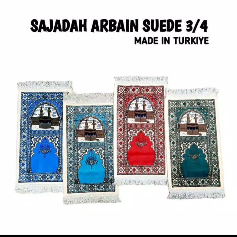 Sajadah Traveling Sajadah mini Sajadah Kecil Arbain Suede Turki Sajadah Kecil Sajadah Anak Sajadah A