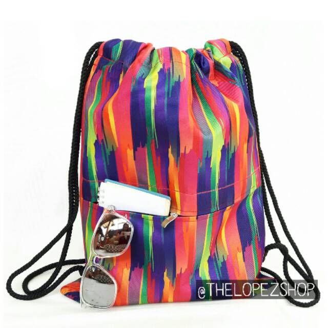 

String Bag Paint / Drawstringbag Mix Color