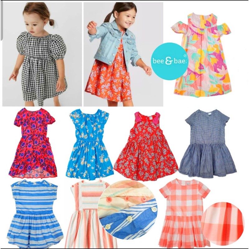 [2y-10y] Dress Bee n Bae 100% Original. Bee & Bae. Dress Anak Branded.Baju anak perempuan branded