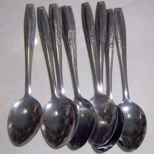 1 LUSIN SENDOK MAKAN STAINLESS STELL