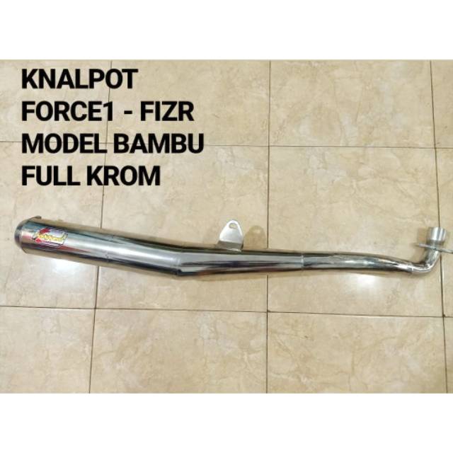 Knalpot Andyspeed F1zr Bambu Krom