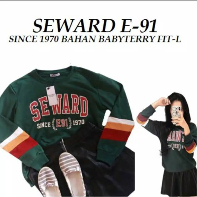 Fourfashion Blouse Sweater Seward 1971 Atasan Wanita List Tangan