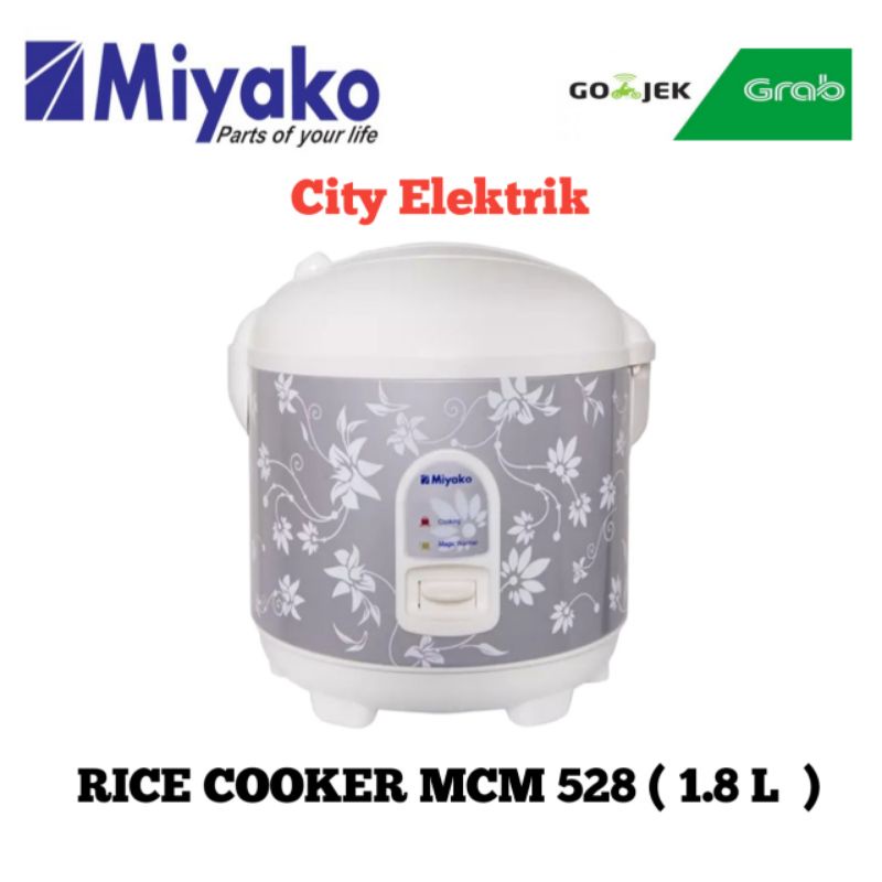 Rice Cooker / Magic Com Miyako MCM 528 1.8L Garansi Resmi