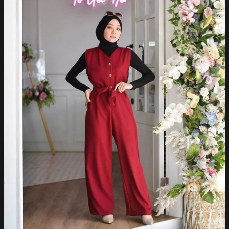 RAQUEL JUMPSUIT/jumpsuit wanita/pakaian wanita/terlaris