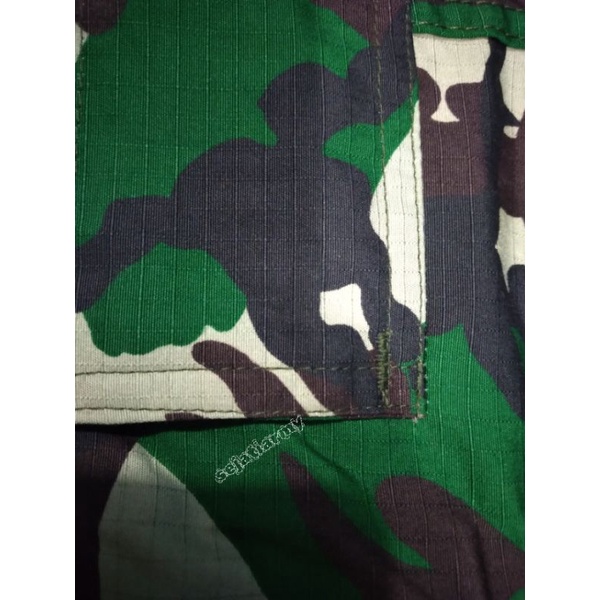 Baju pdl tni sritek 888/baju pdl loreng malpinas/baju pdl seritek/