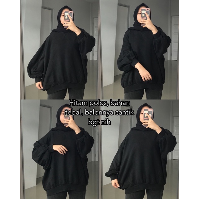 PART I SWEATER OVERSIZE/ CREWNECK THRIFT / PART 2 / SWEATER THRIFT / SWEATER OVERSIZE LENGAN BALON-Ld150 P66 balon item