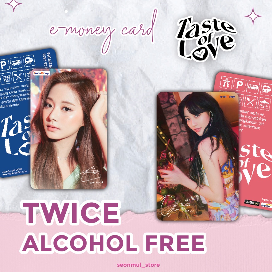 TERMURAH!!! EMONEY BRIZZI FLAZZ TAPCASH TWICE ALCOHOL FREE / TWICE TASTE OF LOVE