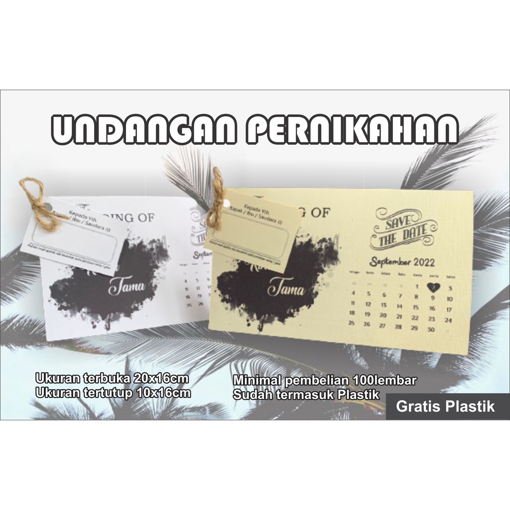 Undangan Lipat Unik