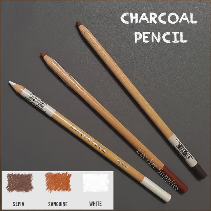 

Ready Oke] Charcoal Pencil White / Sanguine / Sepia - Sepia
